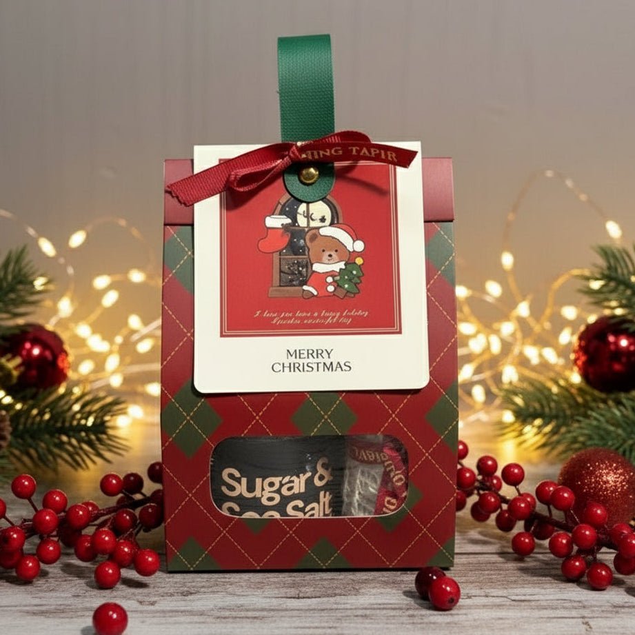 Christmas Body Scrub Set - Bathing Tapir