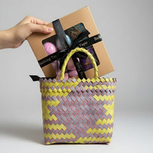 Load image into Gallery viewer, Handmade Woven Bag Set - Bathing Tapir
