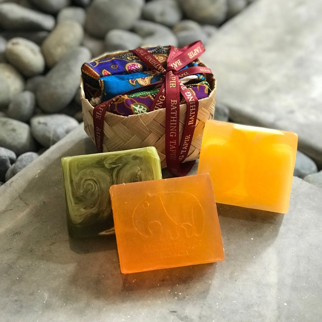 Sea Cucumber Basket Gift Set (Non - Vegan) - Bathing Tapir