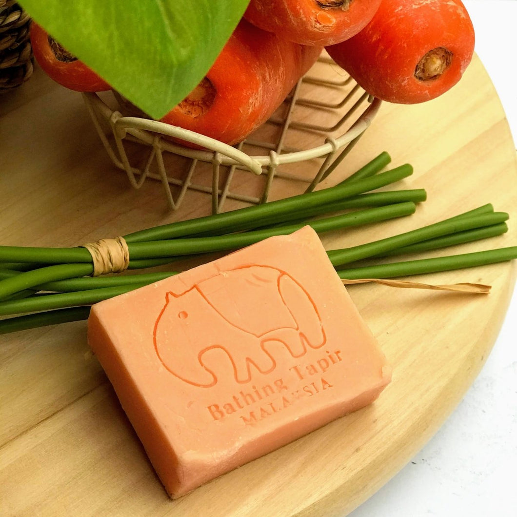 Carrot Milk Essential Oil Soap - Bathing Tapir
