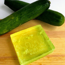 Load image into Gallery viewer, Cucumber Essential Oil Soap - Bathing Tapir
