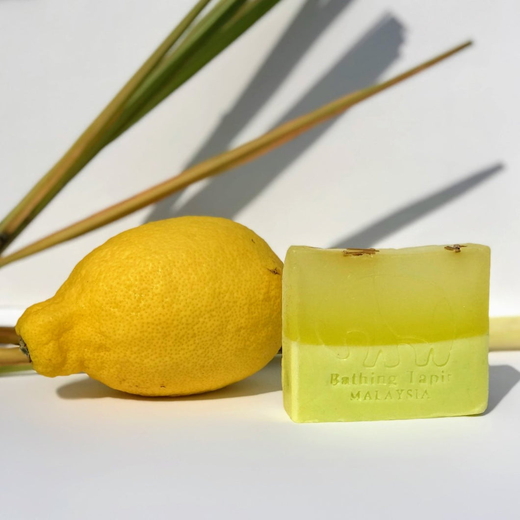 Lemon Lemongrass Essential Oil Soap - Bathing Tapir