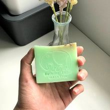 Load image into Gallery viewer, Mint Essential Oil Soap - Bathing Tapir
